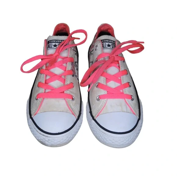 Converse Chuck Taylor All Star Pretty Strong Kids Low Top Sneakers Shoes US 4 - Picture 2 of 8